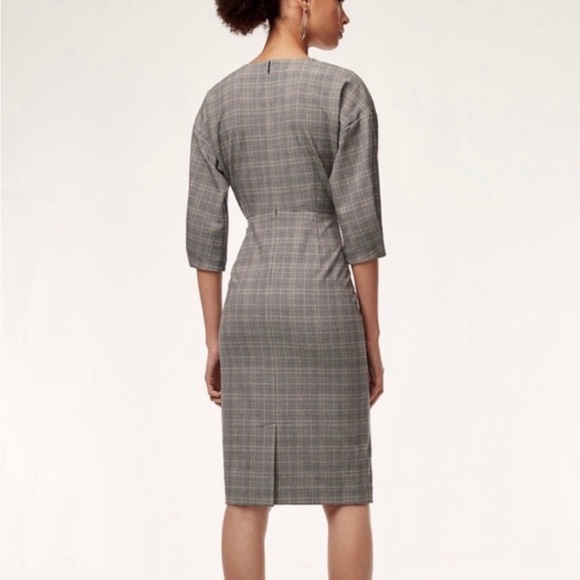 Babaton Kurt Aritzia Plaid Dress - 8 - Picture 2 of 3